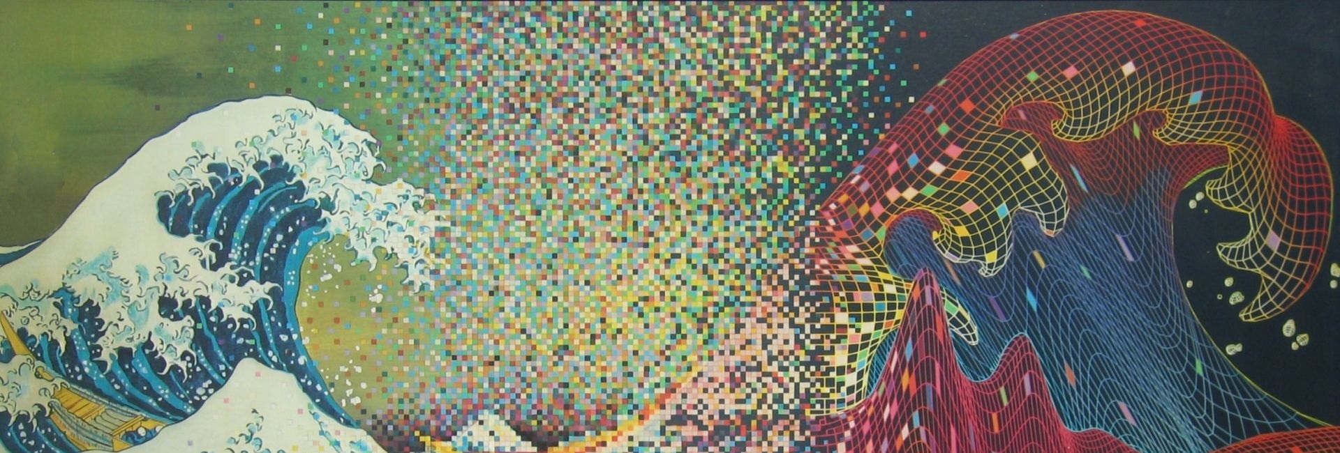Fluid motion and computational modeling collage
